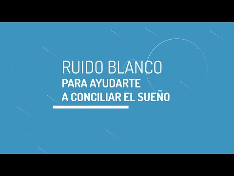 ¡Ruido blanco para dormir!