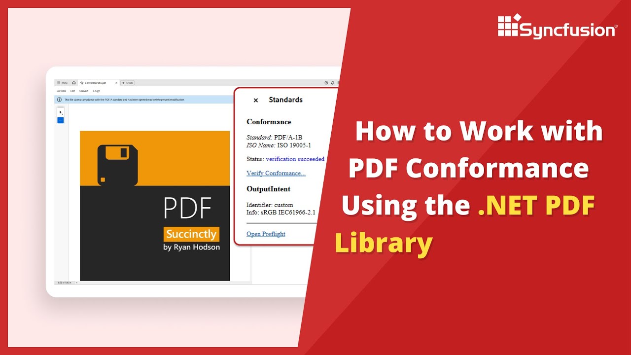 How to Work with PDF Conformance Using the .NET PDF Library