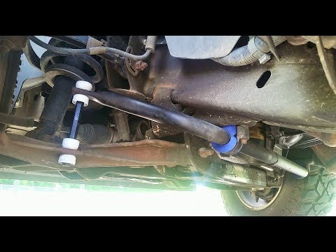 2007 chevy silverado sway bar link and mount bushing replacement ( how I did it)