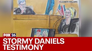 Stormy Daniels explicit testimony in former President Trump's hush money trial