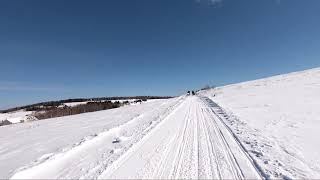preview picture of video 'Snowmobile ride on Trail 96 in Wallagrass, ME'