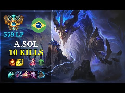 Aurelion Sol Mid vs LeBlanc - 10 kills - Olkaida BR Challenger (559 LP) Patch 11.3