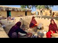 Desert Punjab Village Life Winter Fog Morning Routine Of Rural Women Mud House Food Cooking