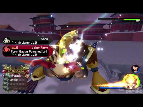 Kingdom Hearts 2 Final Mix HD playthrough pt98 - The Heartless Dragon