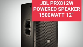 Video thumbnail for JBL PRX812W | 12" POWERED SPEAKER | 1500WATTS | by Chard Saludar