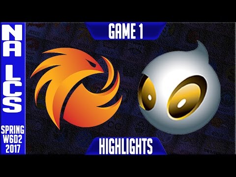 Phoenix 1 vs Dignitas Highlights Game 1 - NA LCS W6D2 Spring 2017 - P1 vs DIG G1