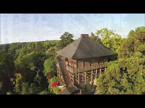 空から見る笠森観音