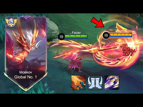 GLOBAL MOSKOV BEST HIGH DAMAGE BUILD AND EMBLEM 2026 (must try!!)