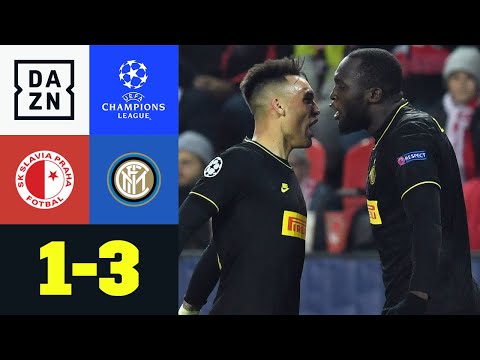 Duo dreht auf! Lukaku & Martinez treffen zum Sieg: Slavia - Inter 1:3 | UEFA Champions League | DAZN