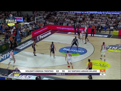 HIGHLIGHTS G3 LBA Finals PosteMobile/ Dolomiti Energia Trentino - EA7 Emporio Armani Milano 72-65