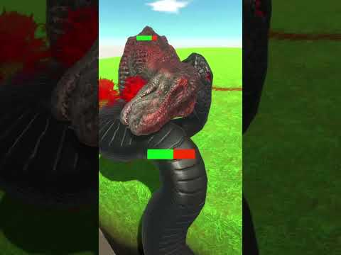 GIANT BLACK MAMBA VS T-REX - ARBS MODS - Animal Revolt Battle Simulator