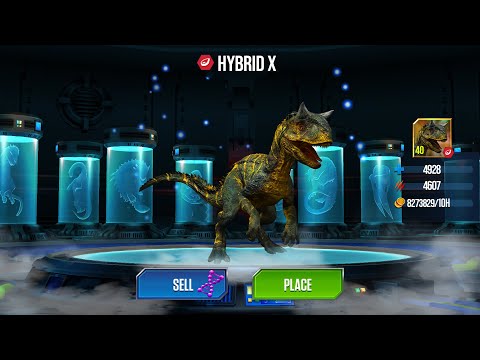 MY DINO HYBRID X in JURASSIC WORLD THE GAME SOON?!!?!?