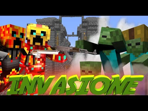 l'invasione zombie! - MINECRAFT | modded games