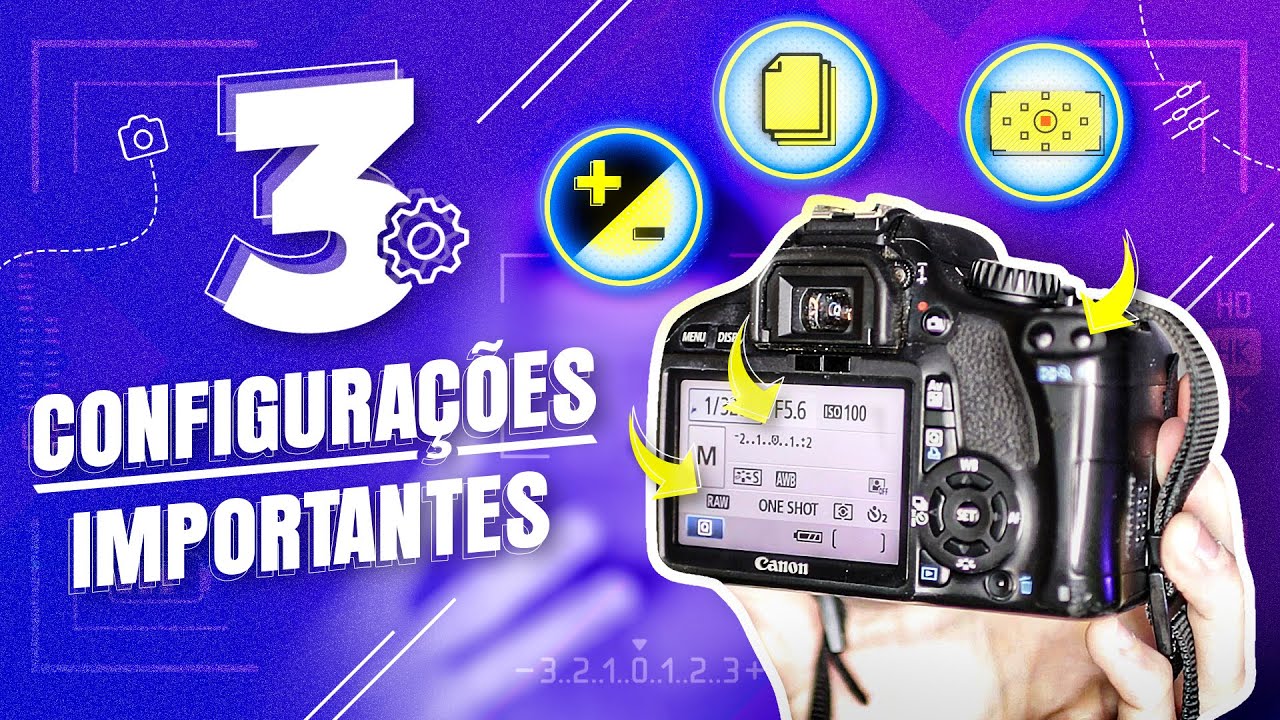 3 CONFIGURAÇÕES ESPERTAS NA SUA CÂMERA | Recomendo fortemente para todo fotógrafo!