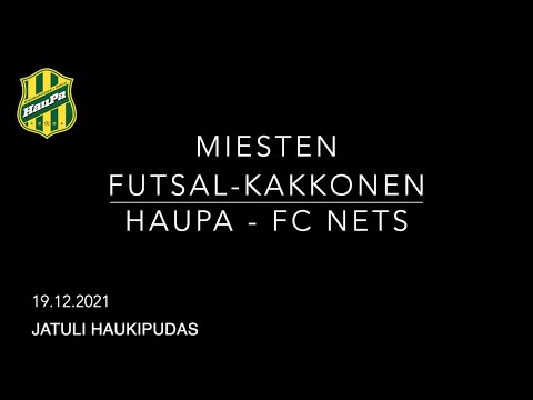 Miesten Futsal-Kakkonen HauPa - FC Nets (9-0) 191221