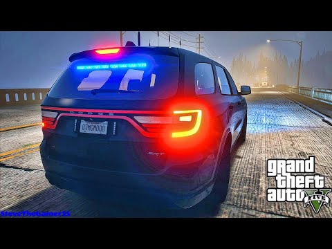 Playing GTA 5 As A POLICE OFFICER Highway Patrol|| GTA 5 Mod| 4K