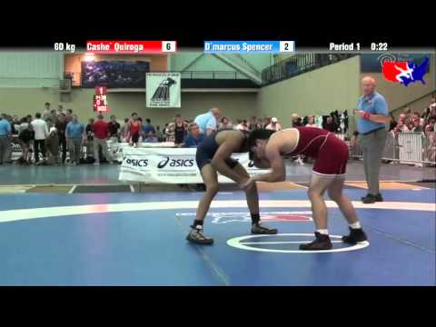Cashe` Quiroga vs. D`marcus Spencer at 2013 ASICS University Nationals - FS