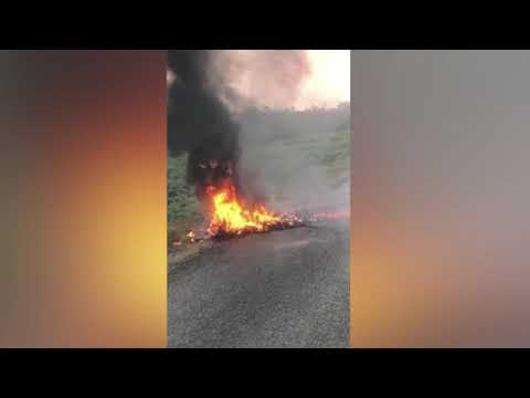 Tires Burn on the Highways
