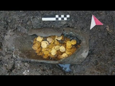 GOLDFUND: Bauarbeiter entdecken spektakulären Münzschatz