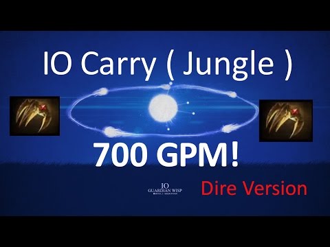 Jungle IO Carry With 700 GPM ! - ( The Dire Version ) [  6000 mmr Ranked dota 2 Gameplay ]