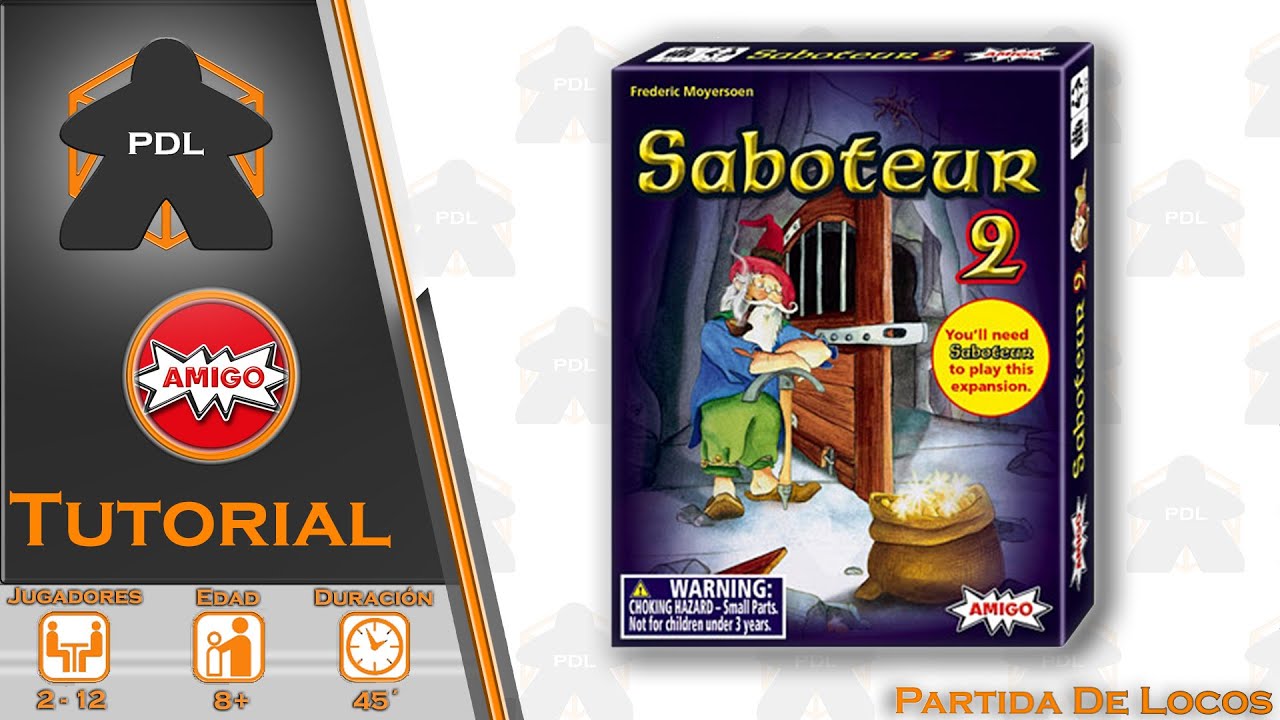 Saboteur 2 | Tutorial | Expansión | Amigo | Partida de Locos |