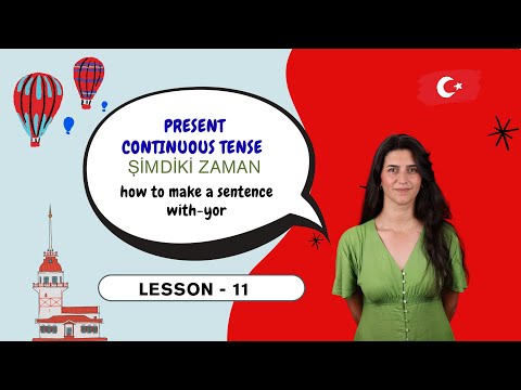 Turkish Present Continuous Tense (-yor) | How to Use “-yor” (A1)