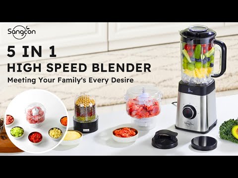 Sangcon 5 In 1 Blender And Food Processor Combo | Sangcon Blender | Sangcon Food Processor