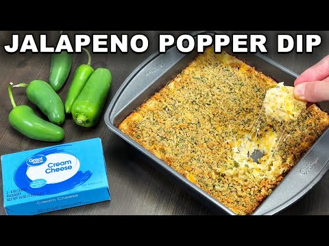 Jalapeno Popper Dip - easy recipe