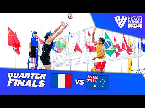 Krou/Gauthier-Rat vs. Hodges/Schubert - Quarter Finals Highlights Xiamen 2024 #BeachProTour