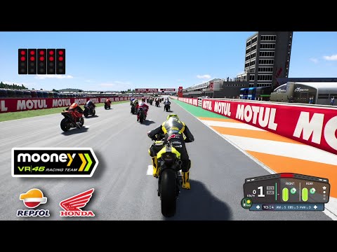 Valencia GP - Signing Repsol Honda Contract - Mooney VR46 Racing Team - MotoGP 22 Gameplay