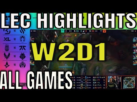 LEC Highlights ALL GAMES W2D1 Summer 2023 - Week 2 Day 1