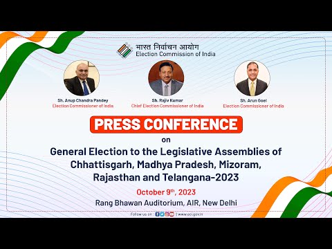  5 राज्यों के चुनावों की तारीखों का थोड़ी देर में ऐलान, EC की प्रेस कॉन्फ्रेंस शुरूा