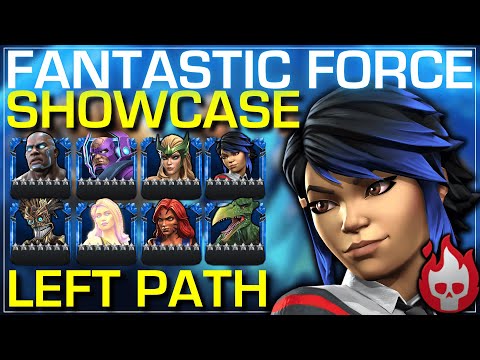 Fantastic Force AW Showcase! Full Left Path Breakdown | Marvel Contest of Champions
