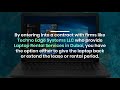 Get Laptops for Rent in Dubai for Your Events