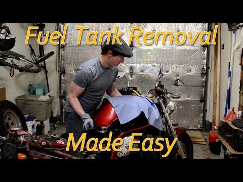 How to Remove the Fuel/Gas/Petrol Tank on Early Suzuki Bandits