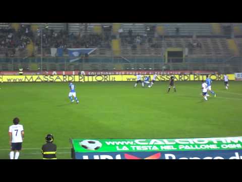 Brescia-Gubbio 5-10-2011 - Calcio d'angolo per il Brescia