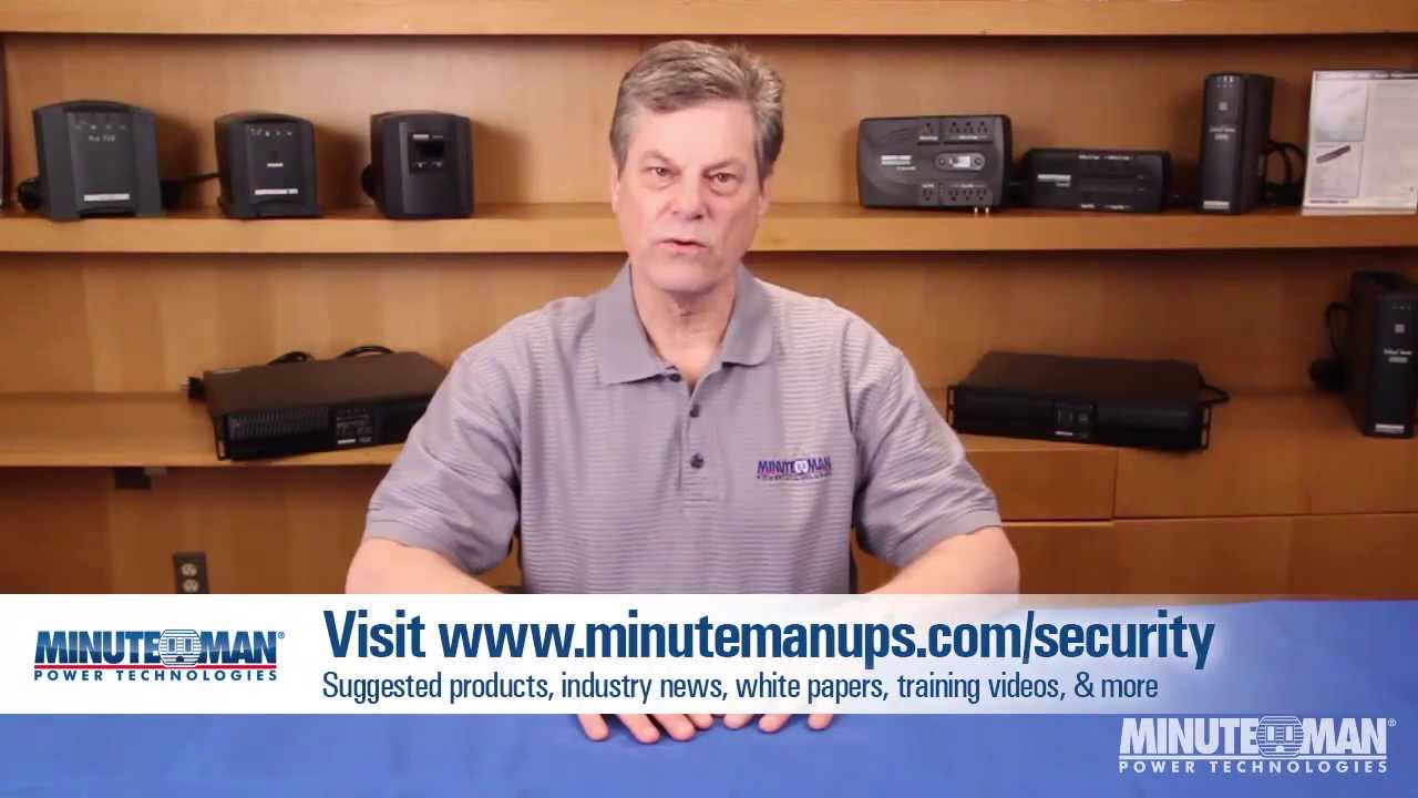 Security System UPS and Protecting Yourself from Power Problems - PowerLearning Series