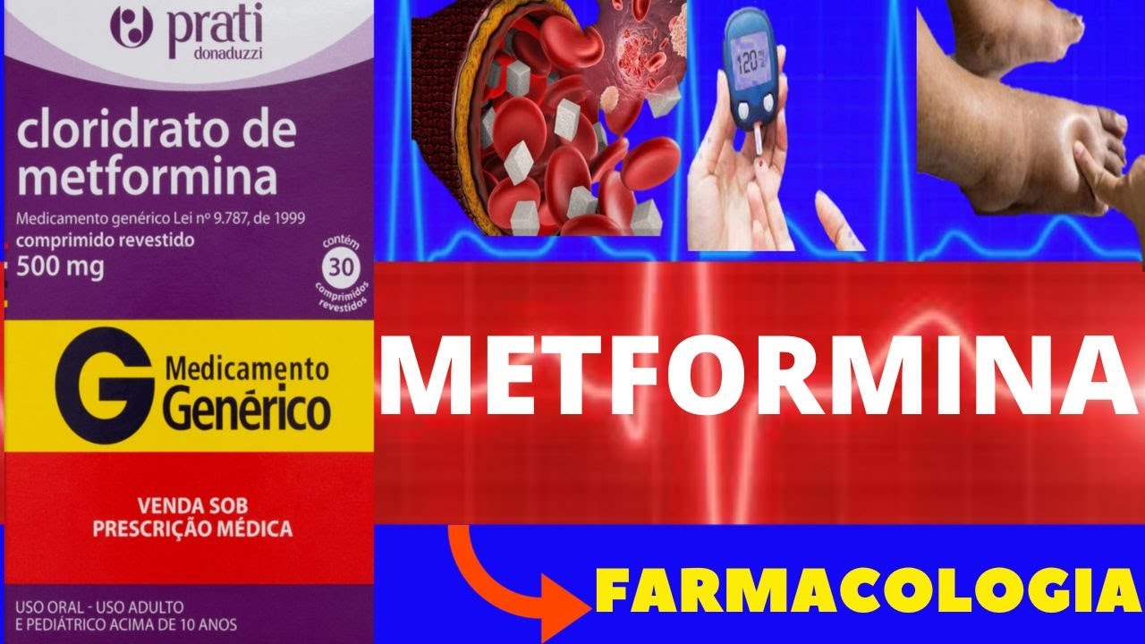 METFORMINA - PARA QUE SERVE, COMO TOMAR, COMO FUNCIONA, EFEITOS COLATERAIS - REMÉDIO PARA DIABETES