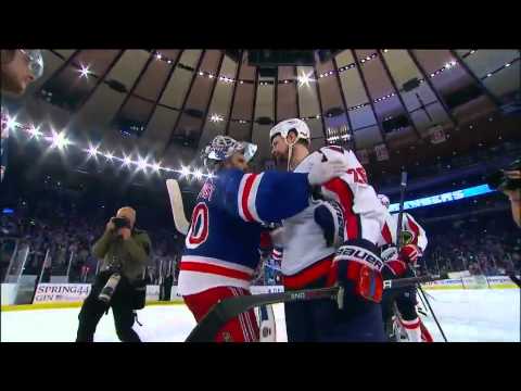 New York Rangers Washington Capitals Handshakes 5/12/12 [2012 Stanley Cup Playoffs East Semis]