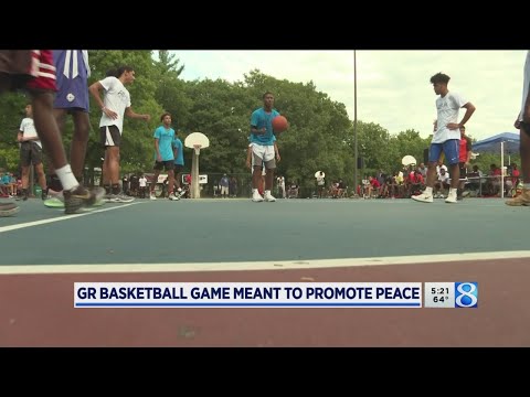 Basketball game promotes peace in Grand Rapids