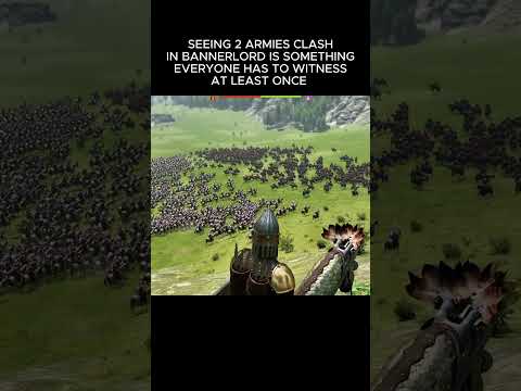 Seeing 2 armies in Bannerlord is something everyone has to witness | Check the related video ⬆️