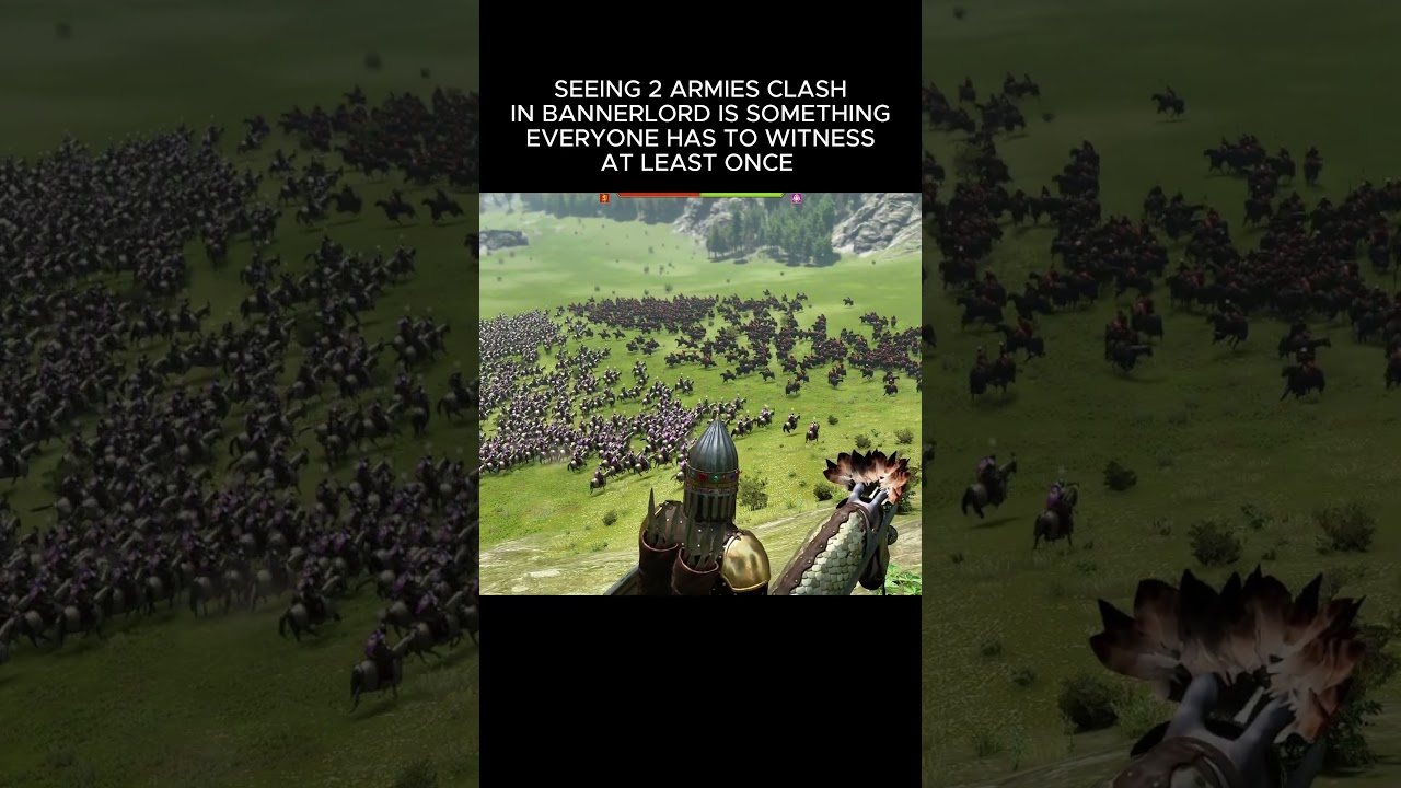 Seeing 2 armies in Bannerlord is something everyone has to witness | Check the related video ⬆️