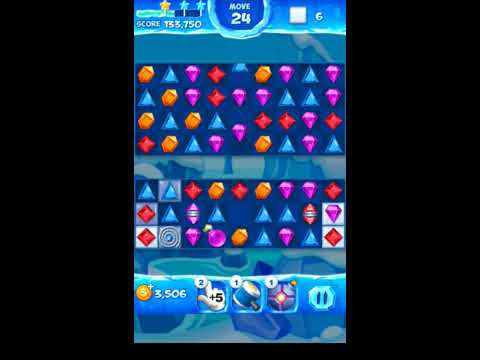 Jewel Pop Mania:Match 3 Puzzle Level 198 ( Ice Cream Town Episode ) - Walkthrough ( No Booster )