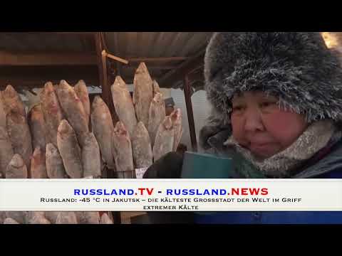 Russland:  -45 °C in Jakutsk – die kälteste Großstadt der Welt im Griff extremer Kälte