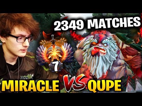 MIRACLE vs QUPE 2349 Matches Played Pudge Dota 2