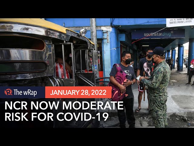 Metro Manila back to ‘moderate risk’ for COVID-19 – DOH