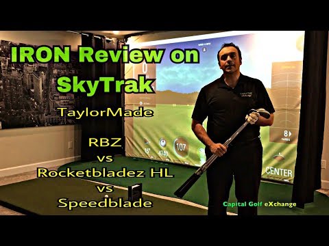 Iron Review on Skytrak -TaylorMade RBZ vs TaylorMade Rocketbladez HL vs TaylorMade Speedblade