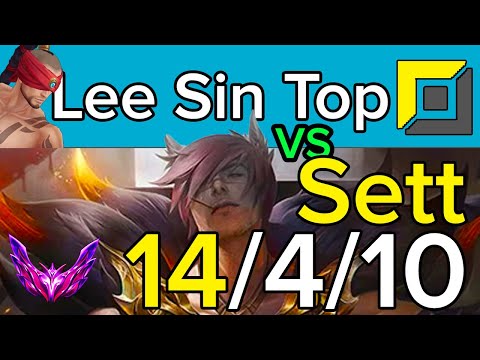 Lee Sin Top vs Sett Master EUW 14/4/10