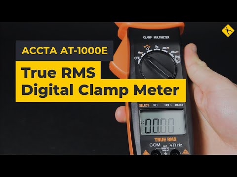 Digital Clamp Meter Accta AT-1000E Preview 8