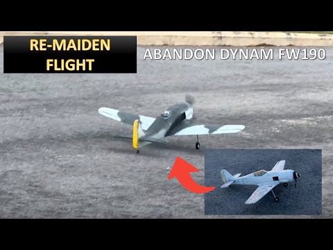 Dynam Focke Wulf FW-190 V3 RC Warbird Plane 1270mm 50" Wingspan